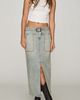 Pilcro Slouchy Denim Column Skirt - 2