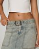 Pilcro Slouchy Denim Column Skirt - 4