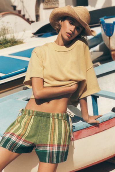 Pilcro Smocked Pull-On Shorts