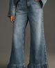 Pilcro Solene High-Rise Wide-Leg Ruffle Flare Jeans - 3