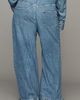 Pilcro Solene High-Rise Wide-Leg Ruffle Flare Jeans - 9