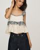 Pilcro Sweater Knit & Woven Tank Top - 1