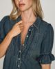 Pilcro Tallulah Cotton Denim Buttondown Top - 1