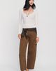 Pilcro Tapered Wide Leg Pants - 1