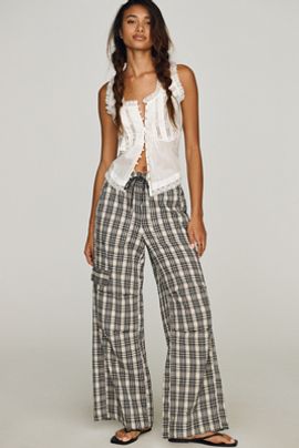 Pilcro Textured Cotton Cargo Pants
