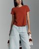 Pilcro The Bennie Cotton Slub Crew-Neck Slim Tee by Pilcro - 1
