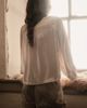 Pilcro The Keira Collared Button-Front Blouse by Pilcro: Long-Sleeve Velvet Edition - 3