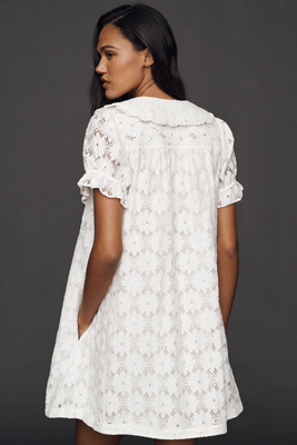 elegant a-line mini dress MELINA BEIGE A-LINE ORGANZA MINI DRESS | CULT MIA main image 0