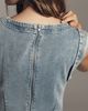 Pilcro The Kendal Denim Muscle-Sleeve Mini Dress - 4