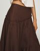 Pilcro Tiered Asymmetrical Midi Skirt - 4