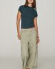 Pilcro Turtleneck Cotton Modal Tee - 2