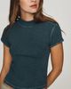 Pilcro Turtleneck Cotton Modal Tee - 3