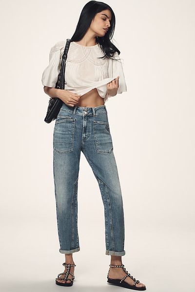 Pilcro Wanderer Mid Rise Relaxed Jeans