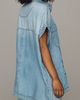 Pilcro Washed Cotton Blend Oversized Cape Jacket - 2