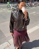 Pilcro Washed Faux-Leather Jacket - 1