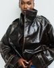 Pilcro Washed Faux-Leather Jacket - 3