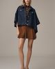 Pilcro Weston Cape Denim Boyfriend Jacket - 5