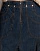 Pilcro Winona Fluted Denim Knee-Length Skirt - 3