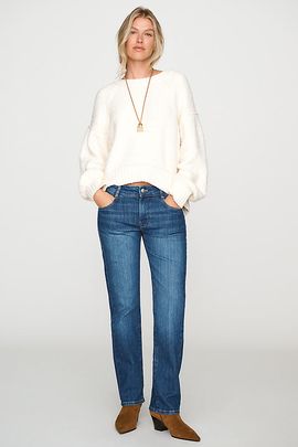 Pilcro Wren Low-Rise Relaxed Straight Jeans