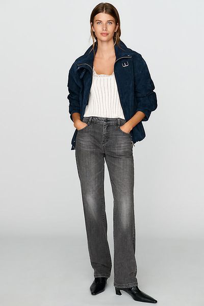 Pilcro Wren Mid Rise Straight Leg Jeans