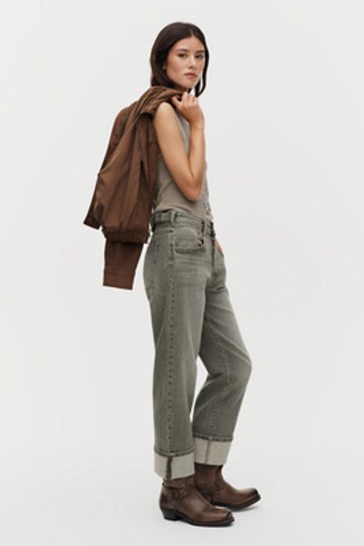 Pilcro X-Boyfriend Mid-Rise Relaxed Straight-Leg Jeans
