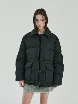 PINBLACK Flap stan collar down jumper
