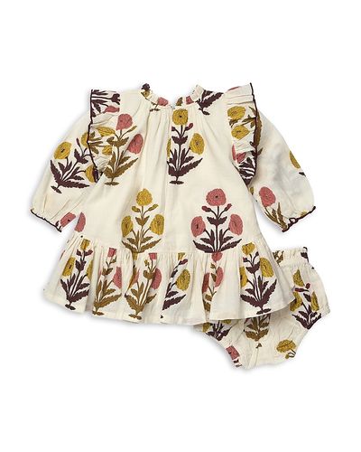 Pink Chicken Pink Chicken Girls' Amara Printed Cotton Dress Set