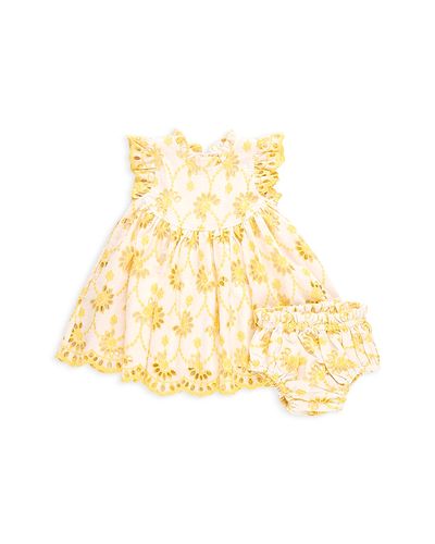 Pink Chicken Pink Chicken Girls' Cynthia Eyelet Dress Set