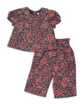 Pink Chicken Pink Chicken Girls' Dawson Cotton Top and Pant Set