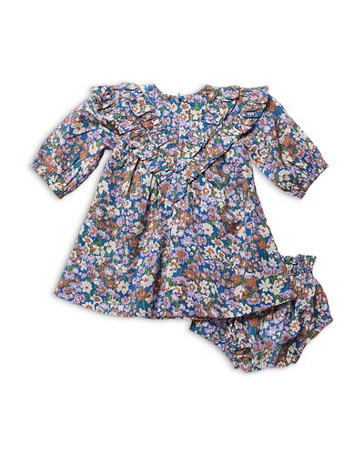 Pink Chicken Pink Chicken Girls' Everly Printed Ruffled Dress Set