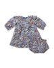 Pink Chicken Pink Chicken Girls' Everly Printed Ruffled Dress Set - 2