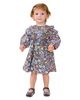 Pink Chicken Pink Chicken Girls' Everly Printed Ruffled Dress Set - 3