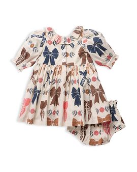 Pink Chicken Pink Chicken Girls' Harper Printed Cotton Dress Set