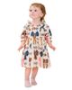Pink Chicken Pink Chicken Girls' Harper Printed Cotton Dress Set - 3