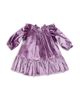 Pink Chicken Pink Chicken Girls' Harper Ruffled Velour Dress - 1