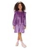 Pink Chicken Pink Chicken Girls' Harper Ruffled Velour Dress - 3