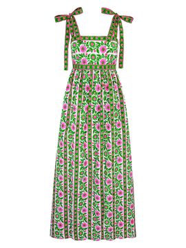 Pink City Prints - Women's Cotswold Border Evelyn Dress Pink City Prints - Women's Cotswold Border Evelyn Dress