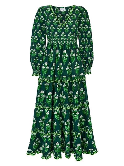 green emerald velvet dress Darcy Maxi Dress main image 0