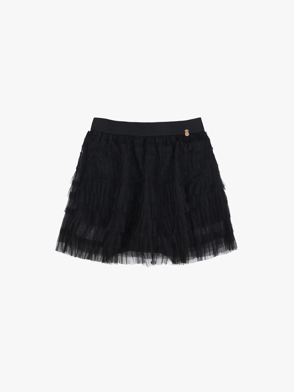 PINK PINEAPPLE Ballet Chiffon Skirt_Black