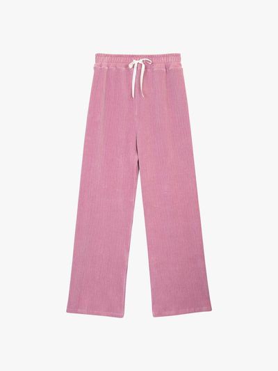 PINK PINEAPPLE COZY CORDU PANTS_PINK