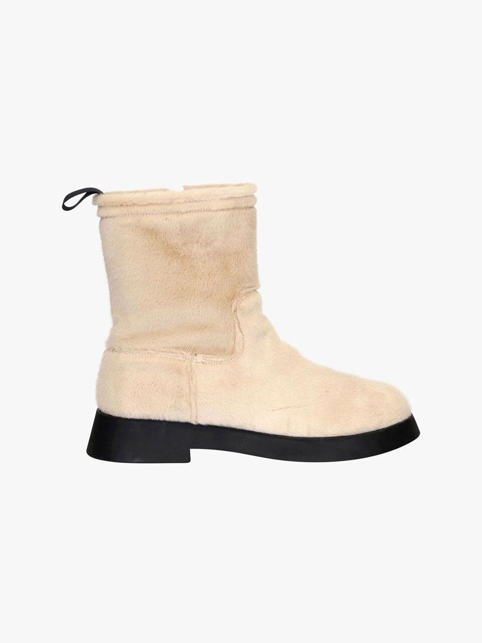 PINK PINEAPPLE COZY DUMBLE BOOTS_BEIGE