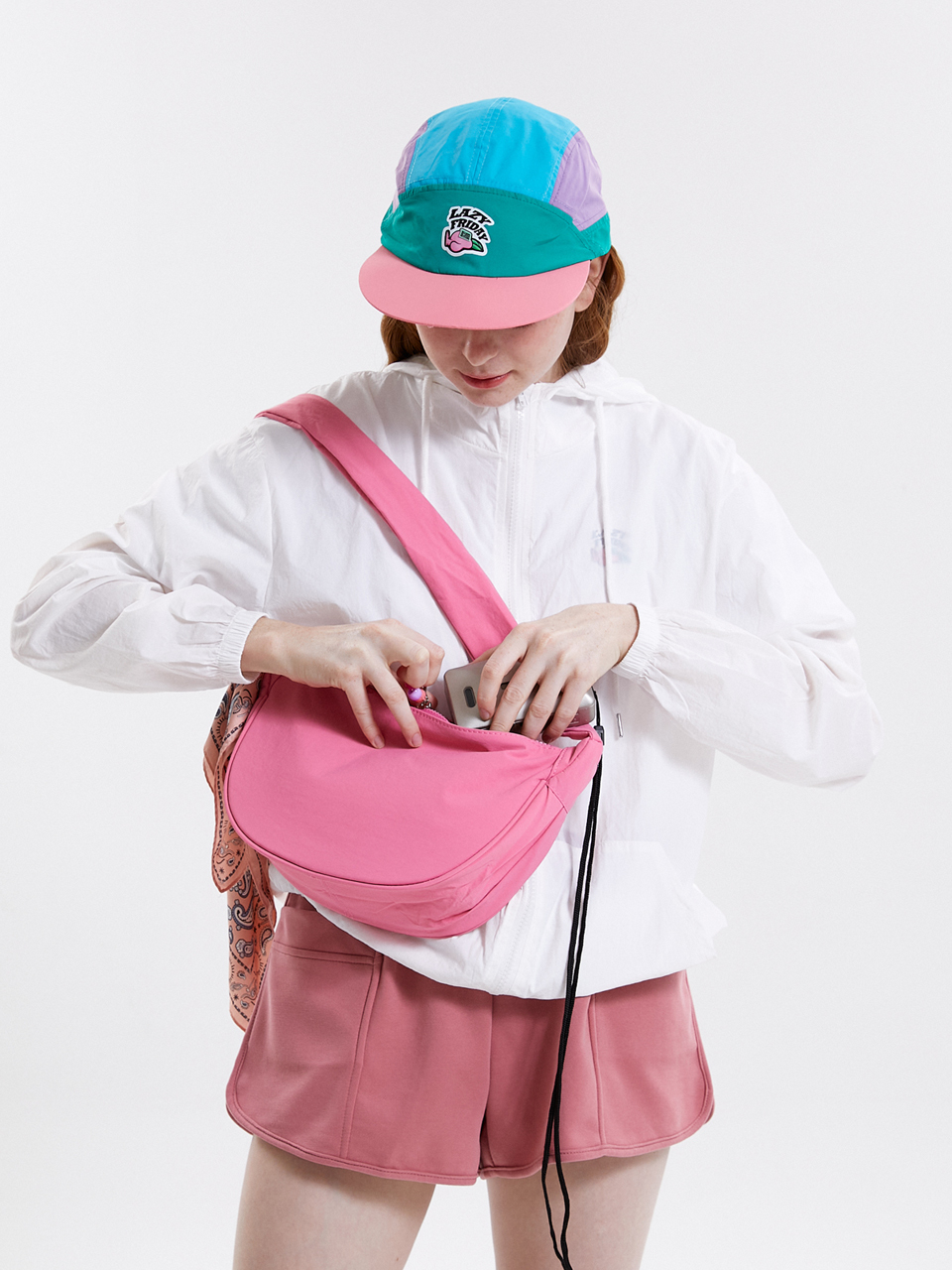 PINK PINEAPPLE Daily Cross Bag_Pink