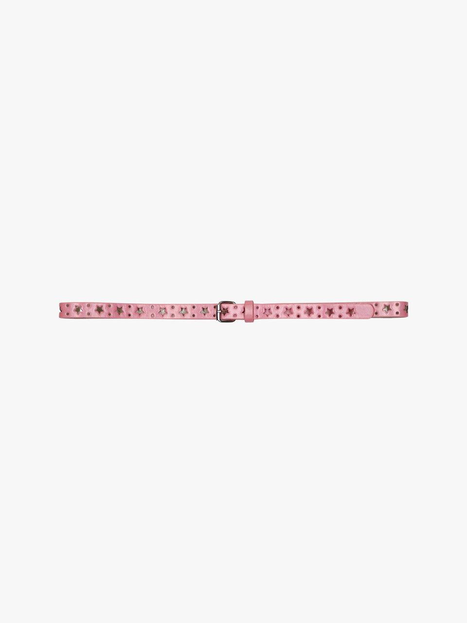 PINK PINEAPPLE Draw Punching Polyurethane Belt [Pink]