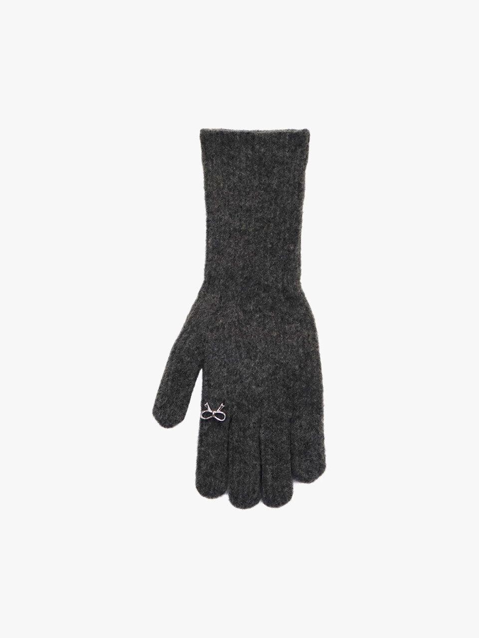 PINK PINEAPPLE FAIRY RIBBON RING GLOVES_CHARCOAL