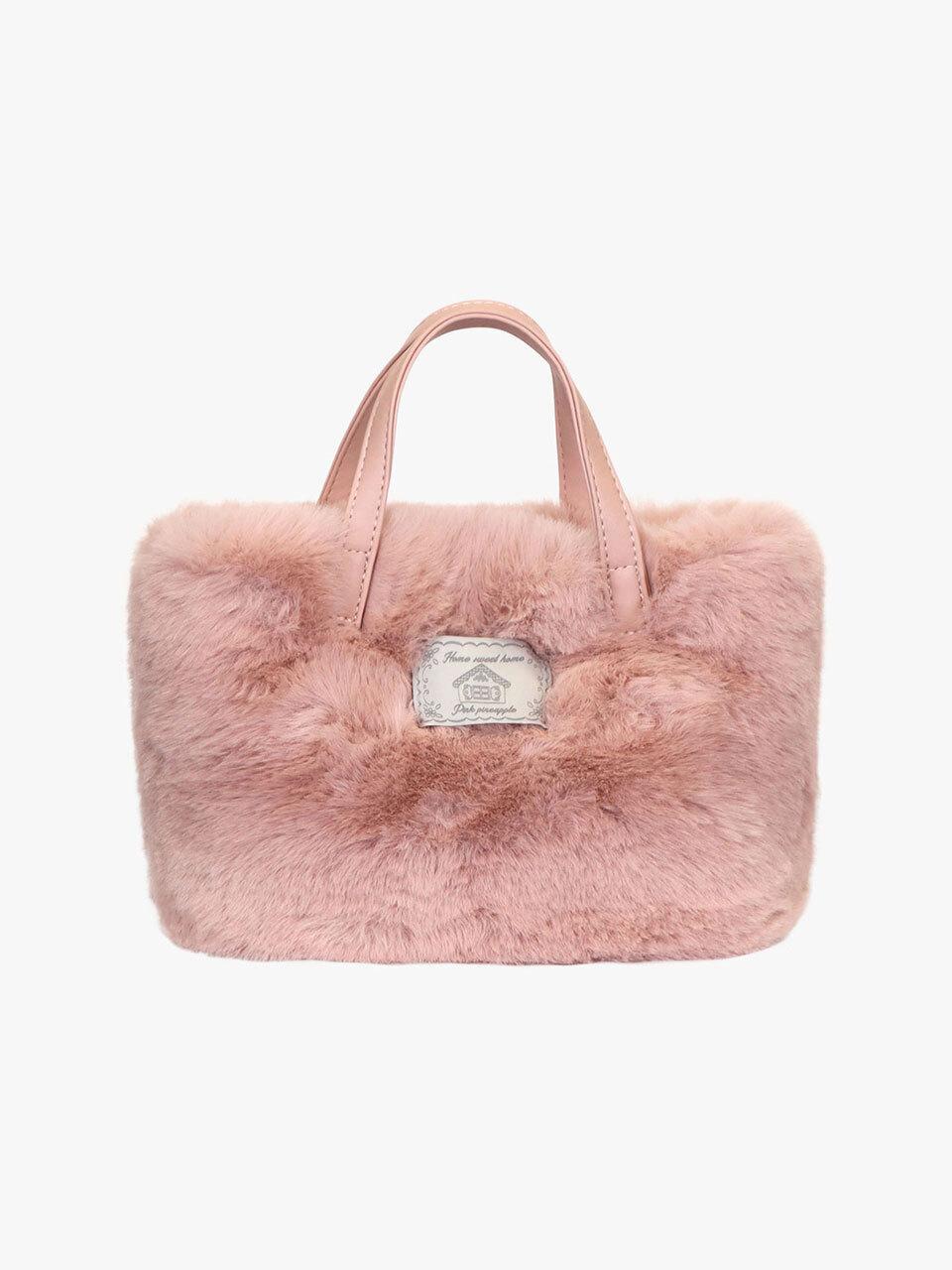 PINK PINEAPPLE FLUFFY FAIRY BAG_PINK
