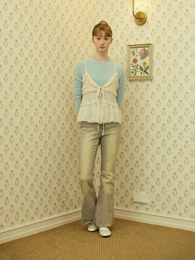 PINK PINEAPPLE ICY DENIM BOOTS CUT_LIGHT INDIGO