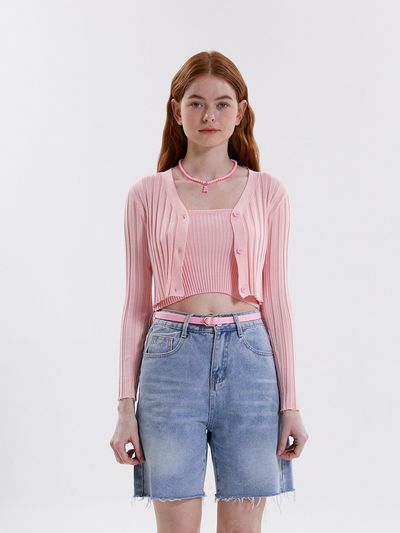 PINK PINEAPPLE Necklace_Pink