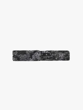 PINK PINEAPPLE PAISLEY HAIRBAND [BLACK]