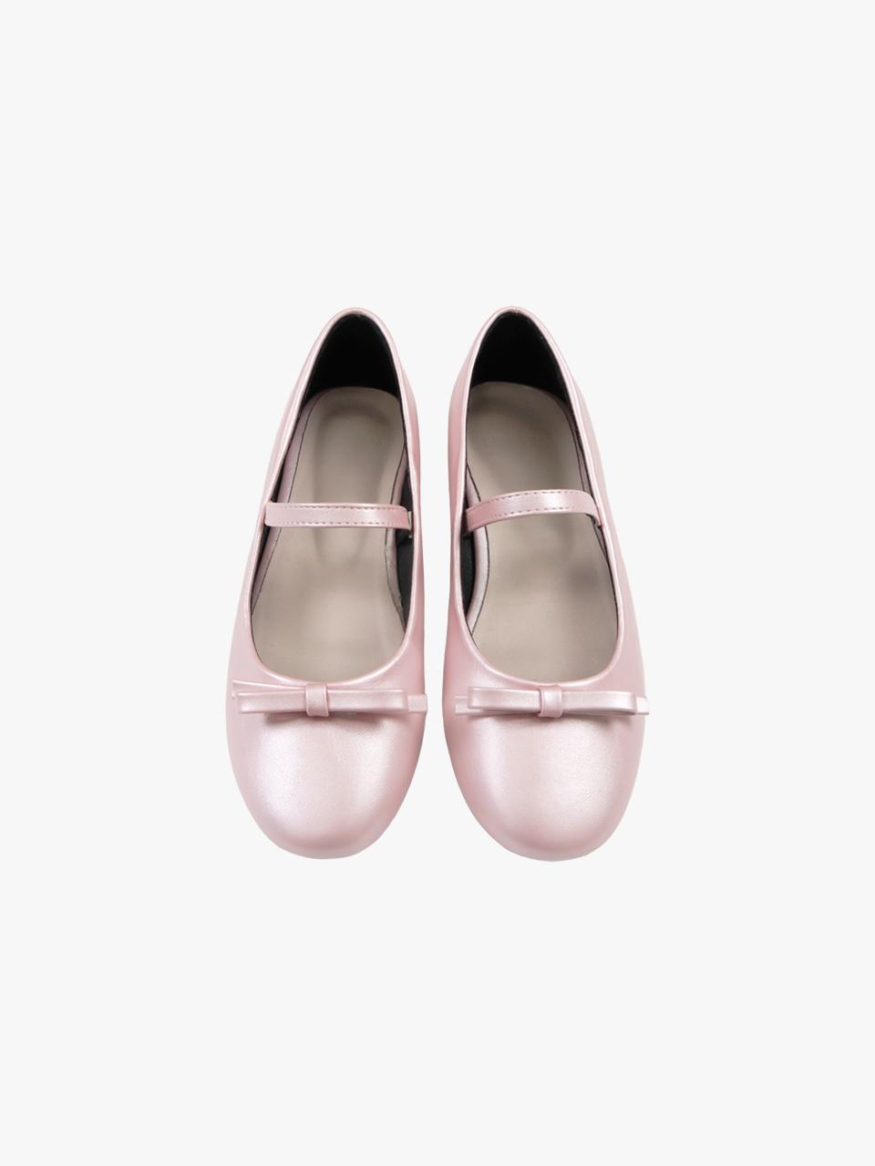 PINK PINEAPPLE Ribbon Flat Shoes_Pink