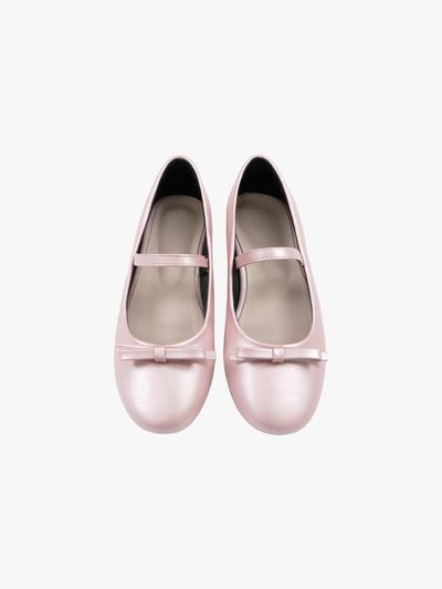 PINK PINEAPPLE Ribbon Flat Shoes_Pink